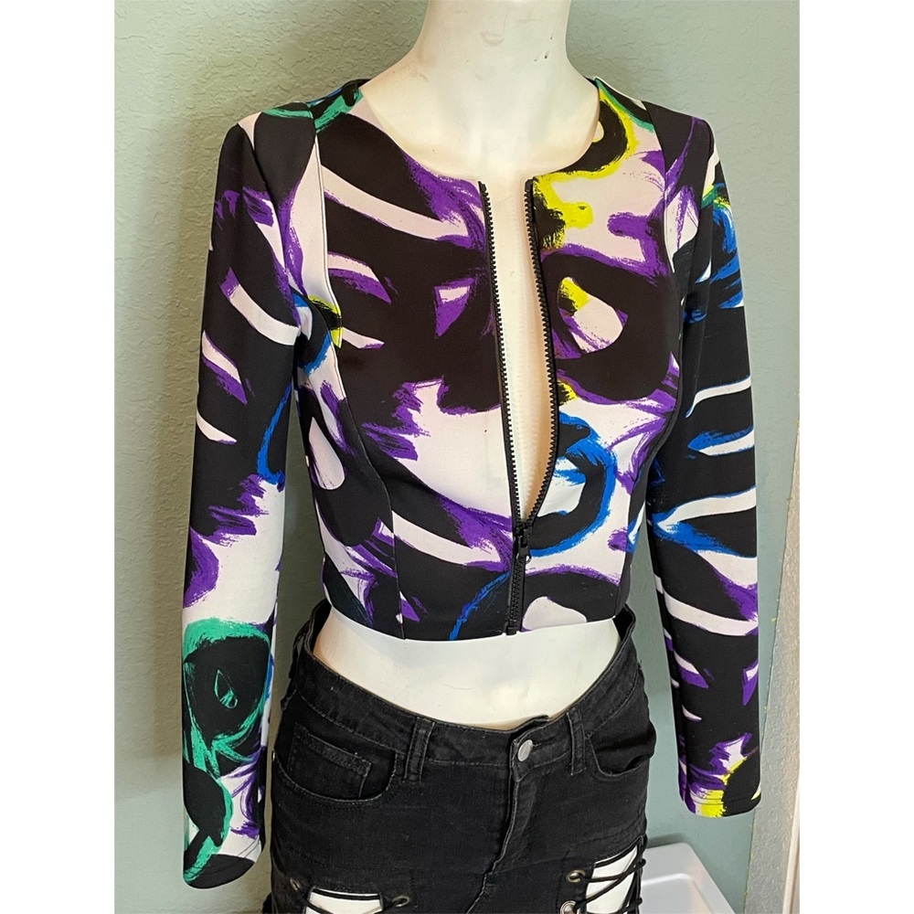 Bebe Block Party Scuba Jacket